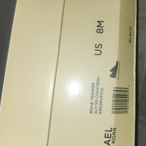 Michael Kors Black Muse Trainer Sneakers - Picture 1 of 6